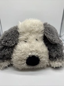 Almohada Jellycat Trufas Oveja Perro Grande 22" Blanco Gris Raro Excelente Estado - Imagen 1 de 6