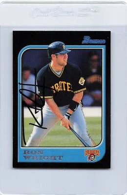 1997 Bowman #165 Ron Wright Pirates Signed Auto *K3699 - Image 1 of 2