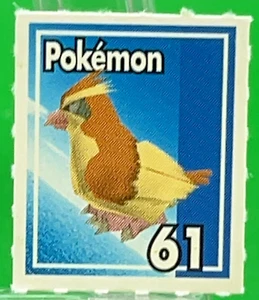 Pidgey Stamp Card TCG VTG Shogakukan Memorabilia Novelty Japanese 2.1 X 1.7cm - Picture 1 of 10