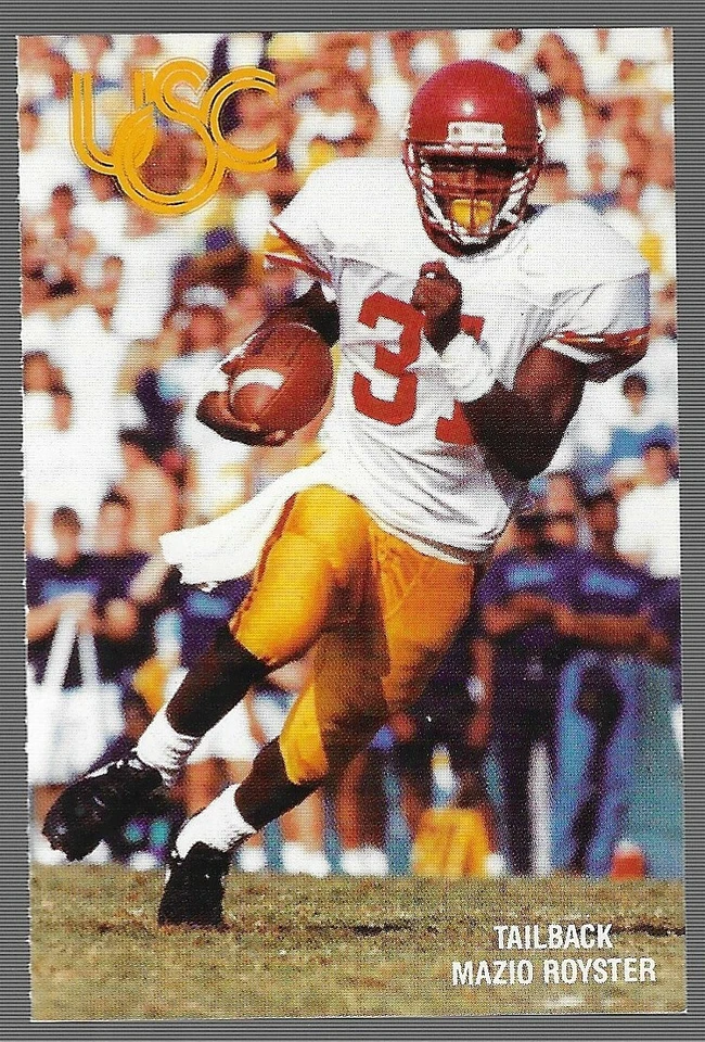 RARE 1991 University Of Southern California College Football Schedule !!! - Image 1 of 1