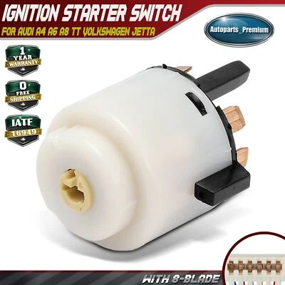 Interruptor de encendido para Audi A4 A6 A8 TT Volkswagen Jetta Passat Golf Beetle Porsche Foto 1 de 4