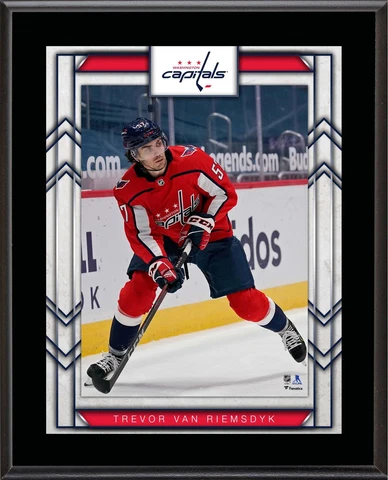 Trevor Van Riemsdyk Washington Capitals 10.5" x 13" Sublimated Player Plaque Cover