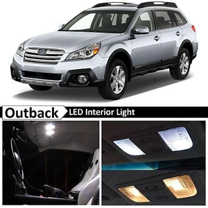 Kit de equipamiento de 14 luces LED interiores blancas para Subaru Outback 2010-2014 - Imagen 1 de 11