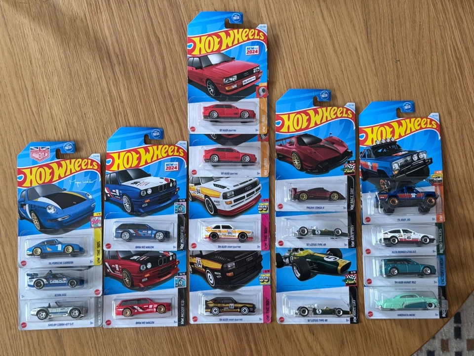 Lot of 16 Matchbox & Hotwheels Cars New in Box Exotics, Sports Cars - Image 1 of 1