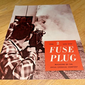 1956 ANSUL CHEMICAL COMPANY- The Fuse Plug Employee Magazine - Imagen 1 de 9