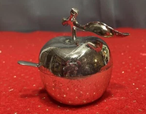 Vintage Silver Plated Preserve / Jam Pot sugar bowl and spoon. It’s Tarnish. ￼ - Picture 1 of 11