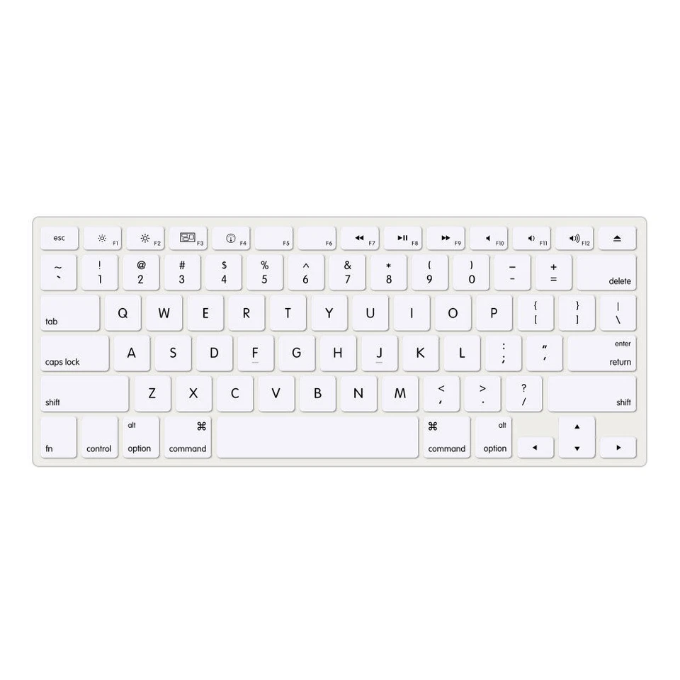 Soft Silicone Skin Keyboard Cover for Apple MacBook Pro Air - 2016-2022 Models - Image 1 of 3
