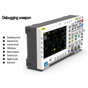 1GB FNIRSI 1014D 7Inch Digital Oscilloscope 100MHz Dual Channel Signal Generator - Picture 1 of 21