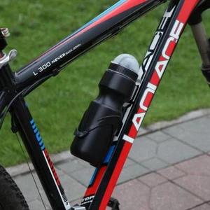 650ml Mountain Bike Bicycle Water Bottle+Holder Cage Mount Screw Drinkware - Picture 1 of 10