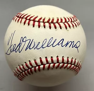 Vintage Ted Williams (Boston Red Sox) signed A.L. baseball-JSA Letter BB61843 - Picture 1 of 7