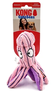 Kong Cuteseas Oktopus quietschend weich Plüschtier Tug & Shake Hundespielzeug 7 Zoll - Bild 1 von 11