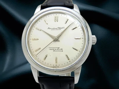 Reloj IWC Ingenieur Cal.853 Automático Años 60 Esfera Plateada Antimagnético SS Vintage Foto 1 de 4