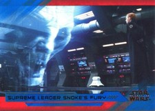 Star Wars Last Jedi S2 Blue Base Card #10 Supreme Leader Snoke's Fury