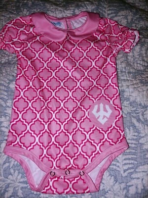 Vive La Fete Girls Sz. 6/12 Month Pink Snap Tee. Adorable - Image 1 of 4