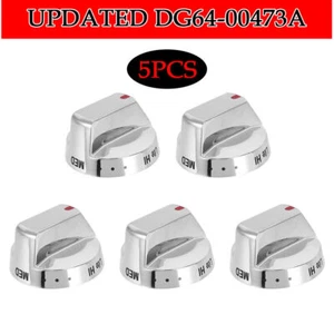 5Pcs DG64-00473A Range Burner Dial Knob Range Oven Compatible For Samsung - Picture 1 of 13