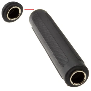 Acoplador de enchufe mono conector de 6,35 mm a 6,35 mm (unidor de cable de guitarra) - Imagen 1 de 4