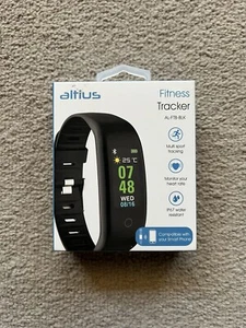 Reloj rastreador de actividad física Atlius negro (AL-FTB-BLK) - nunca usado - Imagen 1 de 4