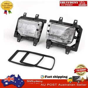 Front Bumper CL Fog Lights Plastic Lens Kit For 85-93 BMW E30 3Series Sedan AU - Picture 1 of 7