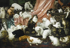 Impresión artística Carl Kahler My Wife's Lovers 11x16 - Imagen 1 de 4