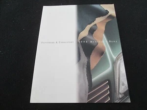 1994 Mercedes COLOR Chart Brochure E500 E320 Conv S420 S500 SL500 Sample Catalog - Picture 1 of 3
