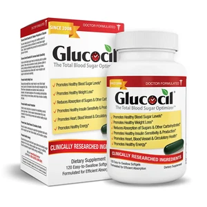 Glucocil 30-Day Supply 120CT – Premium Blood Sugar Support 2+ Million Sold NEW - Picture 1 of 7