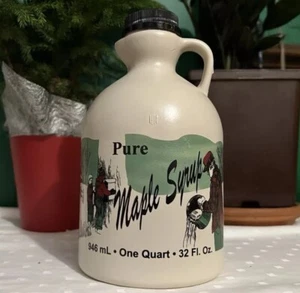 Pure New York Maple Syrup Grade A Dark and Robust Flavor QUART Jug Organic - Picture 1 of 3