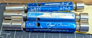 (3) each .6855” / .6965” GO/NOGO Cylindrical Plug Gauge REGAL 701056 [B5S4]#19 - Picture 1 of 5