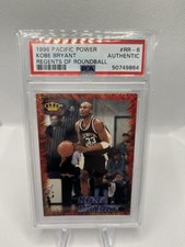KOBE BRYANT PSA Authentic 1996 PACIFIC POWER REGENTS OF ROUNDBALL RR-6 RC