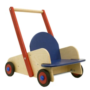 HABA Walker Wagon - First Push Toy with Seat & Storage for 10 Months and Up - Picture 1 of 8