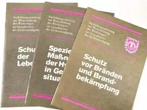 GDR Civil Defence, 3 Piece Training Instructions - Picture 1 of 2