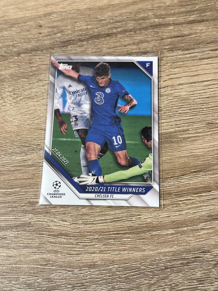 2021-22 Topps UCL Collection Title Winners Highlights Christian Pulisic #81 - Image 1 of 1