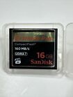 SANDISK EXTREME PRO 16GB COMPACT FLASH MEMORY CARD - 160MB/S UDMA 7