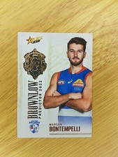 AFL Select Footy Stars Marcus Bontempelli Brownlow Predictor Gold 089/185 2022