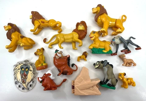 Disney Lion King Figure Lot of 15 Timon Pumbaa Rafiki Bonzai Mufasa Simba #15 Cover
