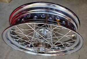Vintage Harley DUAL FLANGE Wheel Rim 16" X 3.50" USED RK EXCEL 702-02 301 401 - Bild 1 von 10