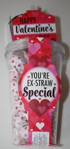 You're Ex-Straw Special - 24 oz Cold Drink Tumbler Cup Filled w Hard Candy 7.9oz - Picture 1 of 2