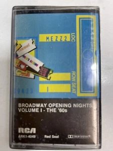 Broadway Opening Nights Volume 1 The 60’s 1981 Cassette Tape MediaGnu - Bild 1 von 12