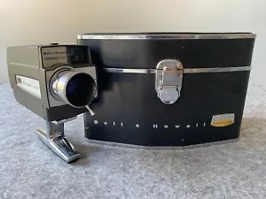 VTG Bell Howell Autoload Optronic Eye Super Eight 8 Movie Camera w/Case & Stand - Picture 1 of 19