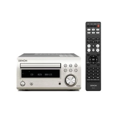 DENON RCD-M41SP Silver CD Receiver with Discrete Amp & Bluetooth NEW - Image 1 of 4