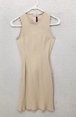 Vestido para mujer Martin Grant grande marrón mezcla de viscosa sin mangas ceñido al cuerpo mini Foto 1 de 4