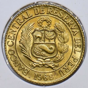 Peru 1968 25 Centavos 196607 combine shipping - Picture 1 of 2