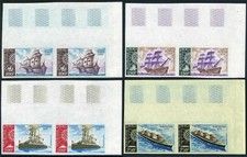 Mali C125-C128 Imperf. Coppie, Mnh.michel 288B-291B. Famosi Relitto 1971.Santa