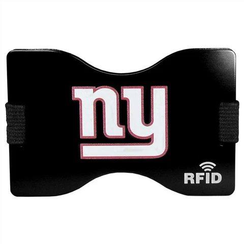 New York Giants Wallet RFID Blocking Slim Pocket Money Clip NFL Football Sports Cover