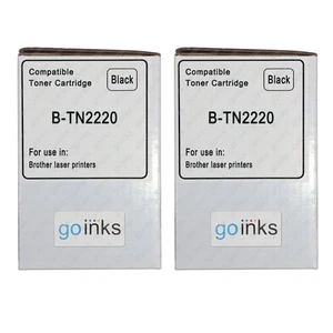 2 Black Toner Cartridges XL for Brother FAX-2490, FAX-2840, Fax-2940 MFC-7860DW - Picture 1 of 1