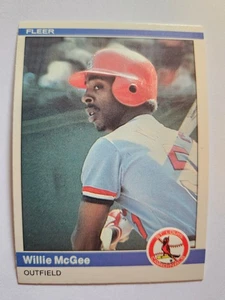 1984 FLEER WILLIE MCGEE #329 NM - Picture 1 of 1