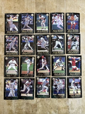 Fleer Ultra Baseball All-Star 1992 juego completo de 20 tarjetas insertadas Griffey Ripken Foto 1 de 4