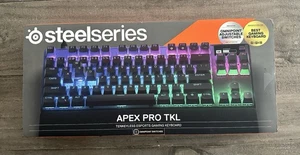 SteelSeries Apex Pro TKL Tenkeyless ESPORTS Gaming Keyboard -Award winning brand - Afbeelding 1 van 7