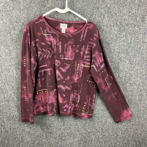 Chicos women’s size 3 pullover top long sleeve lightweight sweater - Picture 1 of 7