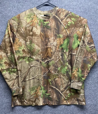 RedHead Men's 2XL Long Sleeve Crew Neck  APG Camouflage Hunting T-Shirt - Image 1 of 4