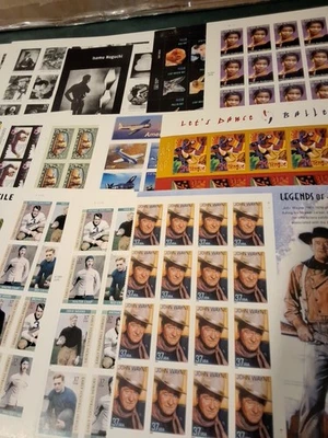 $140.60 FV Unused U.S. 37 Cent Stamps Good Variety MNH Sheets Free Ship - Image 1 of 4